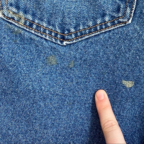 Vintage Hand Distressed Jean Shorts - Picture 4 of 4